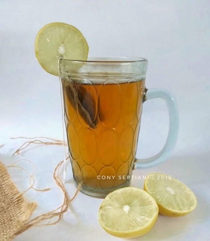 lemon tea hangat