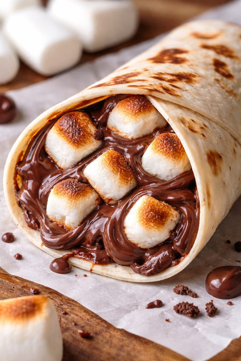 Kebab Marshmellow coklat